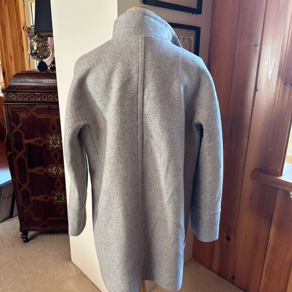 J. CREW Mercantile City Light Gray Coat – 8P - Picture 8 of 12